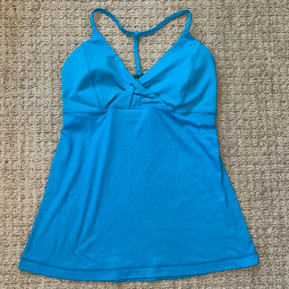 Lululemon Tank Top blue/green size 6